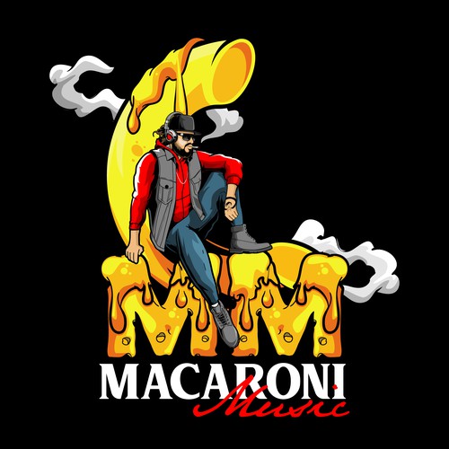 rapper character illustration
