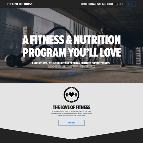 The Love Of Fitness Design