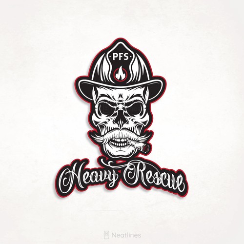 Firefighter's Sticker Logo