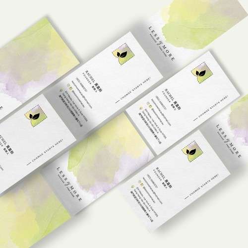 Bussines Card Less is More