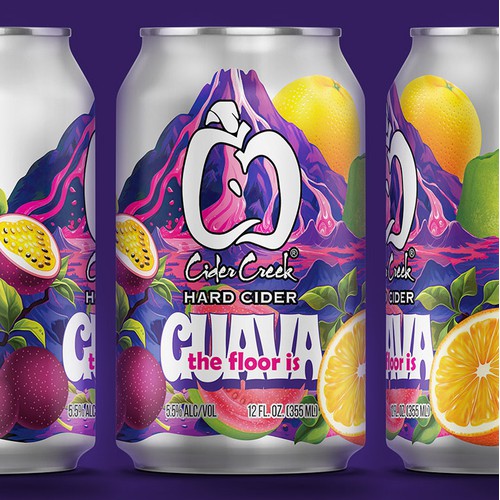 Hard Cider The Floor is Guava
