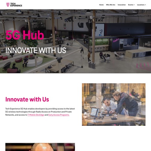Tech Experience T-Mobile Design