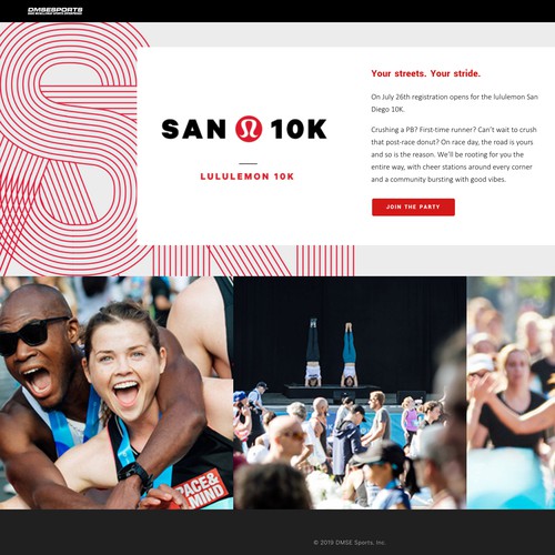 Responsive Website Design With Customizations for Sporting Event Company